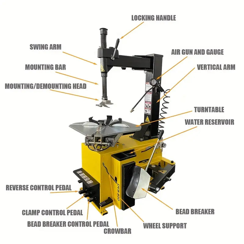 🔥 Final Day — Store Closing Clearance (Tariff Reasons). Limited Stock. First come, first served. Once gone, never back. 🔥1.5 HP Tire Changer Wheel Changers Machine Rim Clamp 38" Clamping Style Tool