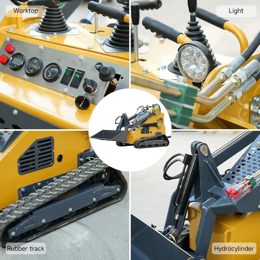 Mega Sales Event — NEW Mini Skid Steer Loader with 23HP EPA Gas Engine & 3 Hydraulic Valves, Original Price $5,999 Now Only $1,999! Just Pay $99 Shipping, Cash on Delivery for the Remaining Balance — Limited Stock Available!