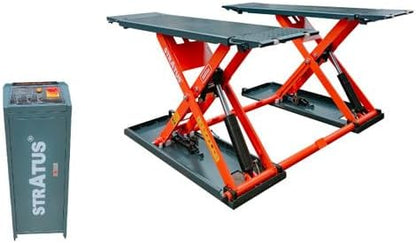 🔥 Final Day — Store Closing Clearance (Tariff Reasons). Limited Stock. First come, first served. Once gone, never back. 🔥Stratus Extra Wide & Tall Open-Center Mobile Mid-Rise Scissor Lift