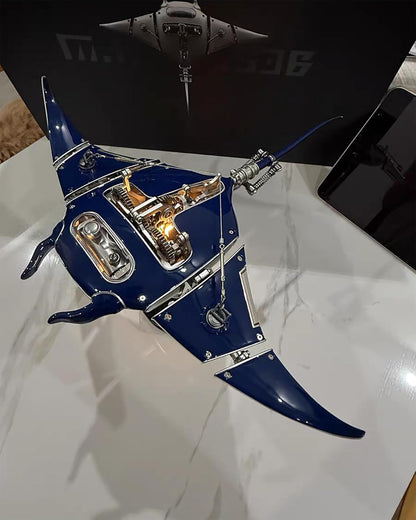 🔥 Final Day — Store Closing Clearance (Tariff Reasons). Limited Stock. First come, first served. Once gone, never back. 🔥 Robotic Manta Ray Metal Model